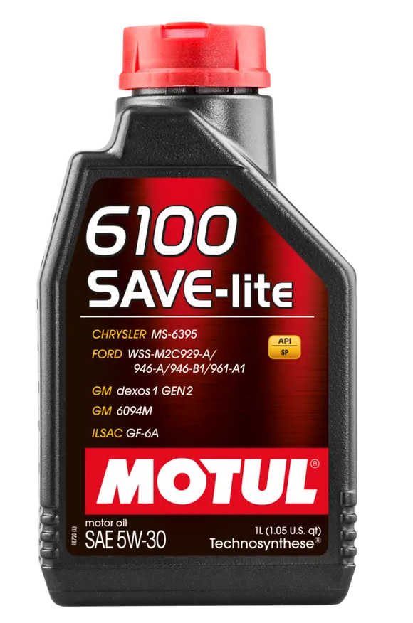 Motul 6100 SAVE-lite Motor Oil 5W-30, 1L