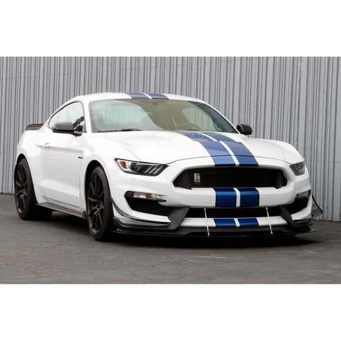 CARBON FIBER Front Bumper Canards Shelby GT350 2016-19