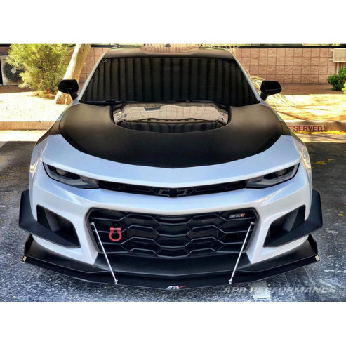 CARBON FIBER Wind Splitter With Rods Chevrolet/ Camaro ZL1 1LE 2017-19