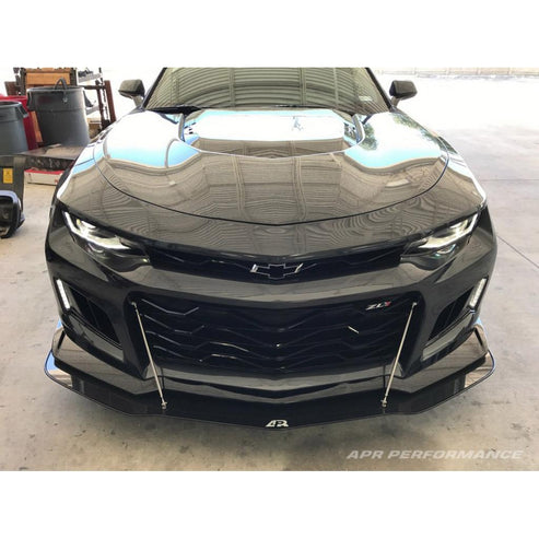 CARBON FIBER Wind Splitter With Rods Chevrolet/ Camaro ZL1 2017-Up