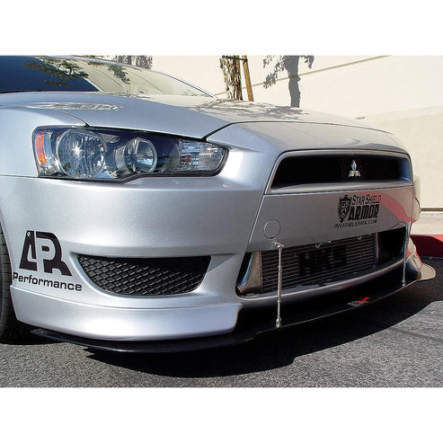 CARBON FIBER Wind Splitter With Rods Mitsubishi/Lancer 2008-12