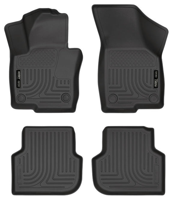Husky Liners 2011 Volkswagen Jetta (Sedan) WeatherBeater Combo Black Floor Liners