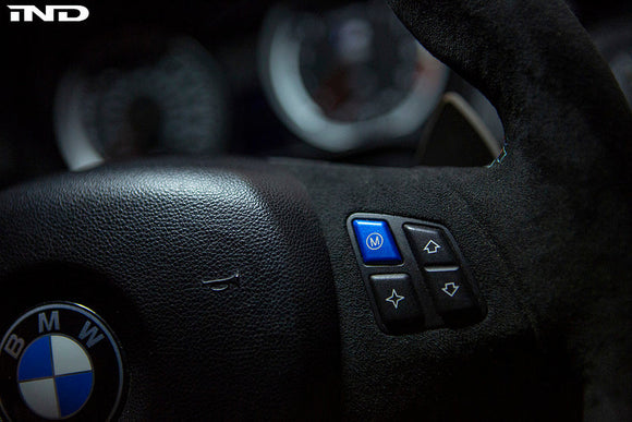 IND E9X M3 Polar Blue M Steering Wheel Button
