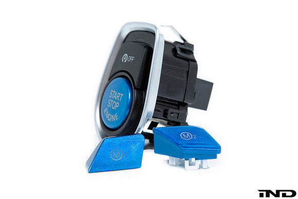IND F8X M3 / M4 Polar Blue M1 / M2 Button Set
