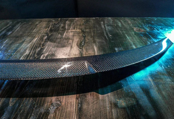 Kies Carbon 2012-2018 BMW 3 Series (F30)/2014+ BMW M3 (F80 M4 Inspired Carbon Fiber Trunk Spoiler)