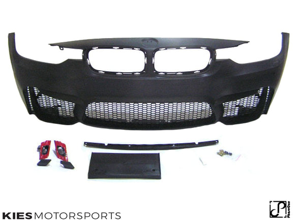 Kies Motorsports 2012-2018 BMW 3 Series (F30 / F31) M3 Style Front Bumper Conversion
