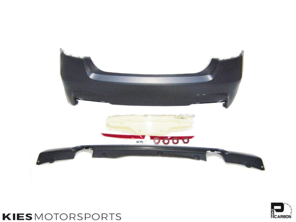 Kies Motorsports 2012-2018 BMW 3 Series (F30) M Sport Style Rear Bumper Conversion
