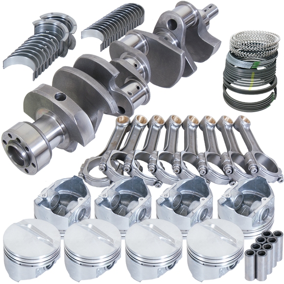 Eagle Chevrolet 350 1Pc Rear Seal Rotating Assembly Kit .030 Bore 3.75in Stroke