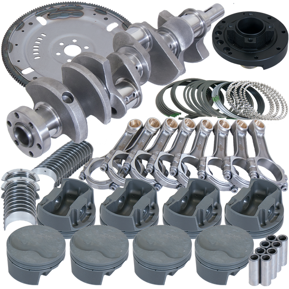 Eagle Ford 302 Serpentine 164 Tooth Flexplate Balanced Rotating Assembly - 5.400in I-Beam +.030 Bore