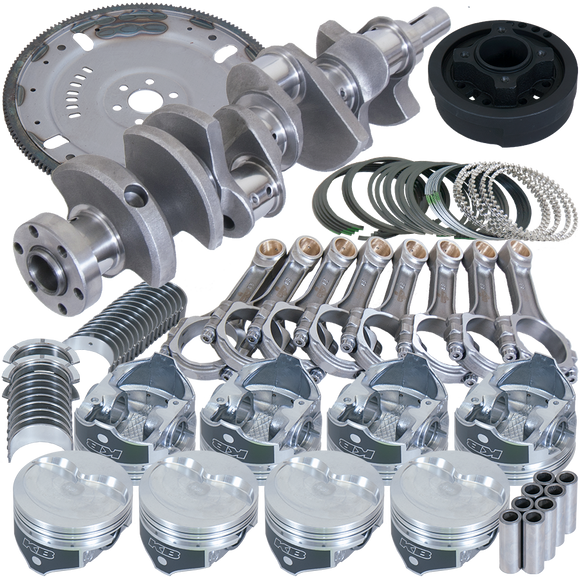 Eagle Ford 302 V-Rib Belts 164 Tooth Flexplate Balanced Rotating Assembly 5.400in I-Beam +.040 Bore