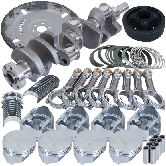 Eagle Ford 302 V-Rib Belts 164 Tooth Flexplate Balanced Rotating Assembly 5.400in I-Beam +.040 Bore