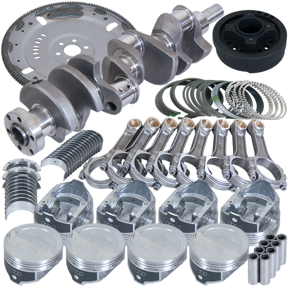 Eagle Ford 302 V-Rib Belts 164 Tooth Flexplate Balanced Rotating Assembly 5.400in I-Beam +.030 Bore