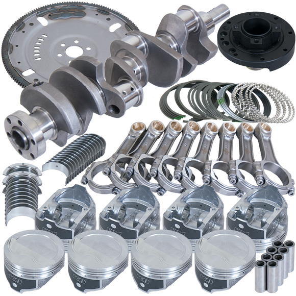 Eagle Ford 302 Serpentine 164 Tooth Flexplate Balanced Rotating Assembly 5.400in I-Beam +.060 Bore