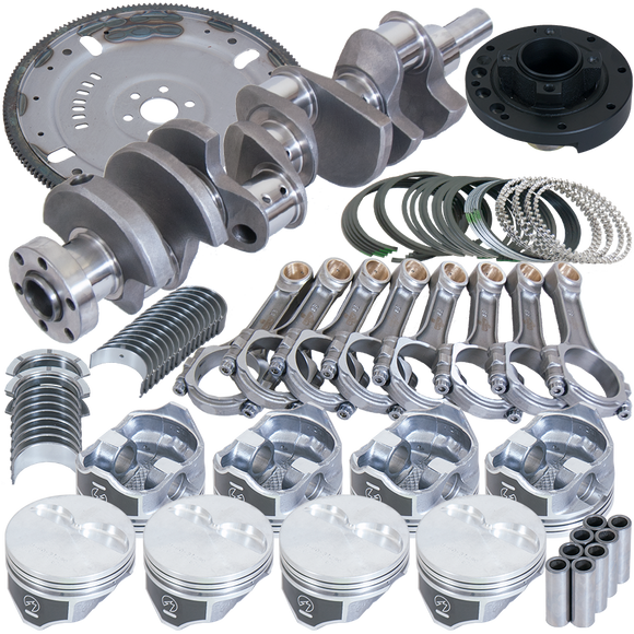 Eagle Ford 302 Serpentine 164 Tooth Flexplate Balanced Rotating Assembly 5.400in I-Beam +.030 Bore