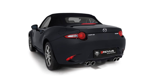 Remus 2015 Mazda MX-5 (ND) 2015 1.5L/2.0L Skyactive Axle Back Exhaust (Tail Pipes Req)