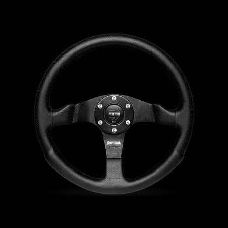 Momo Competition Steering Wheel 350 mm - Black AirLeather/Black Spokes