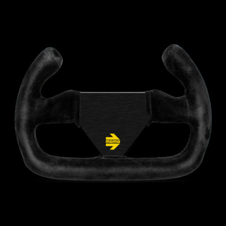 Momo MOD12/C Steering Wheel 250 mm -  Black Suede/Black Spokes