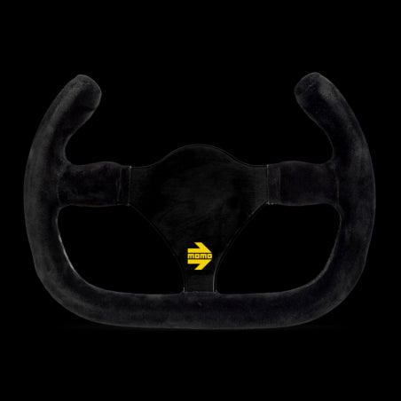 Momo MOD27/C Steering Wheel 270 mm -  Black Suede/Black Spokes