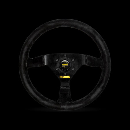 Momo MOD69 Steering Wheel 350 mm -  Black Suede/Black Spokes