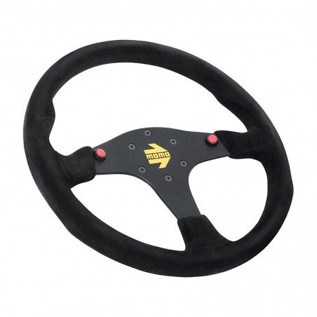Momo MOD80 Steering Wheel 350 mm -  Black Suede/Black Spokes