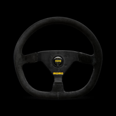 Momo MOD88 Steering Wheel 320 mm - Black Suede/Black Spokes