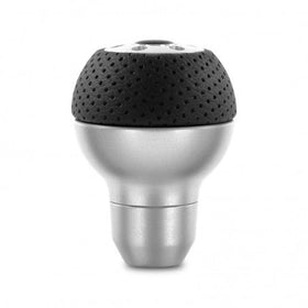 Momo Race Shift Knob - Aluminum, Black Airleather Insert