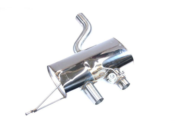 MILLTEK CAT-BACK VOLKSWAGEN GOLF 2009 2013 NON-RESONATED (LOUDER). POLISHED TRIM