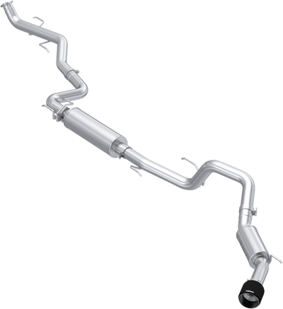 MBRP 2024 Toyota Tacoma T304 Stainless Steel 3in Cat-Back Single Side Exit with Carbon Fiber Tip