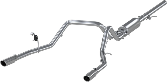 MBRP 14 Chevy/GMC 1500 Silverado/Sierra 4.3L V6/5.3L V8 Dual Split Rear T409 3in Cat Back Exhaust