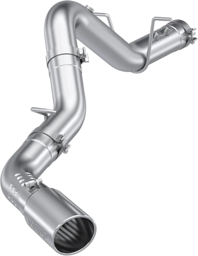 MBRP 2020+ GMC/Chevy 2500/3500 6.6L Duramax 4in Mand Bent Tubing AL-Ser Cat Back Single Side - Alum