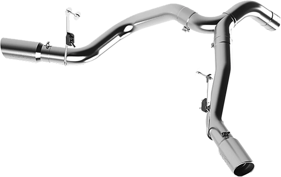 MBRP 13-15 Dodge 25/3500 Cummins 6.7L(Excl. CC/SB)4in Filter Back Cool Duals AL(Leaf Spring)