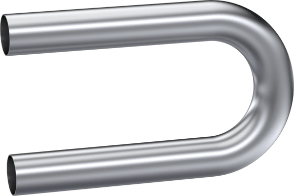 MBRP Universal Mandrel 2.25in - 180 Deg Bend 12in Legs Aluminized Steel