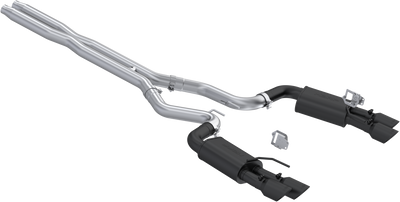 MBRP 2024 Ford Mustang GT 5.0L 3in Cat-Back Dual Split Rear - Quad Black Tips
