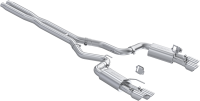 MBRP 2024+ Ford Mustang GT Armor Pro 3in Steet Profile Catback Exhaust  - Stainless Steel Tips