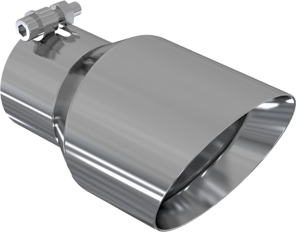 MBRP Universal Tip 4.5in O.D. Dual Wall Angled 3in inlet 8in length T304