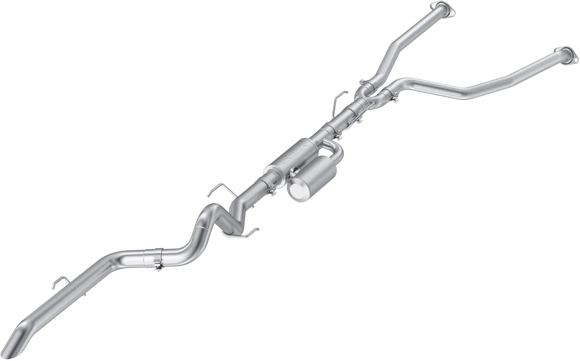 MBRP 22-25 Toyota Tundra 3.4L 3in Cat Back Single Rear Turn Down - Aluminized Steel