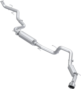 2024 Toyota Tacoma 2.4L, Gas 3-Inch Cat-Back Exhaust Single Side Exit, Street Profile T304 Stainless Steel tip