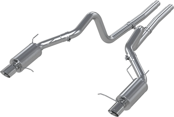 MBRP 11-14 Ford Mustang GT 5.0L Dual Split Rear Street Version T409 3in Cat Back Exhaust System