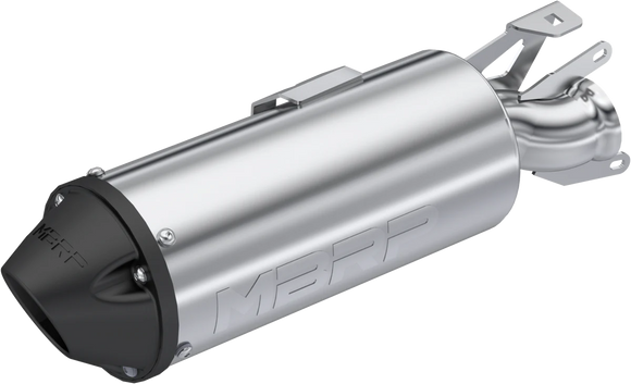MBRP 2015 Polaris Hawkeye 325/Sportsman ETX 5in Single Slip-On Performance Series Exhaust