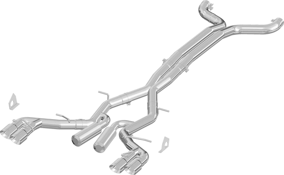 MBRP 2016+ Chevy Camaro SS 6.2L 3in Dual Cat-Back Quad Tip Exhaust Street Version w/ SS T409 Tips