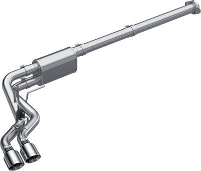 MBRP 2021 Ford F-150 2.7L EcoBoost / 3.5L EcoBoost / 5.0L 3in Cat Back Single Side Exit Alum