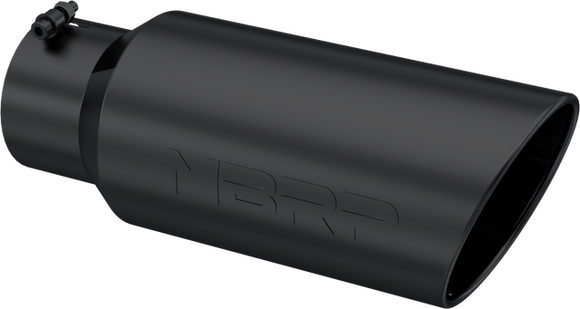 MBRP Universal Tip 7in O.D. Rolled End 5in inlet 18in length Black