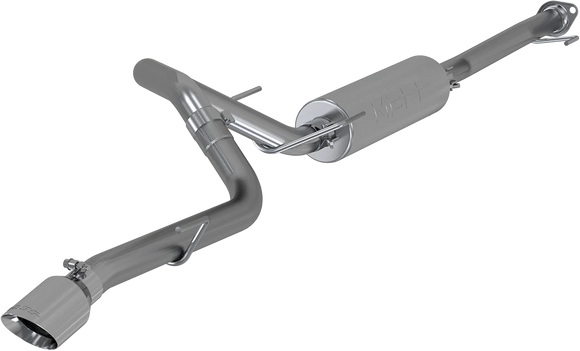 MBRP 10-18 Toyota 4 Runner AL 4in O.D Tip Single Rear Exit 2.5in Cat Back Exhaust