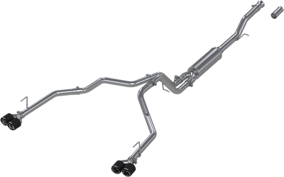 MBRP 21-24 Chevrolet Suburban XL 5.3L 3in T304 SS 2.5in Dual Split Carbon Fiber Cat-back