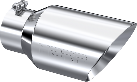 MBRP Universal Tip 6 O.D. Dual Wall Angled 4 inlet 12 length
