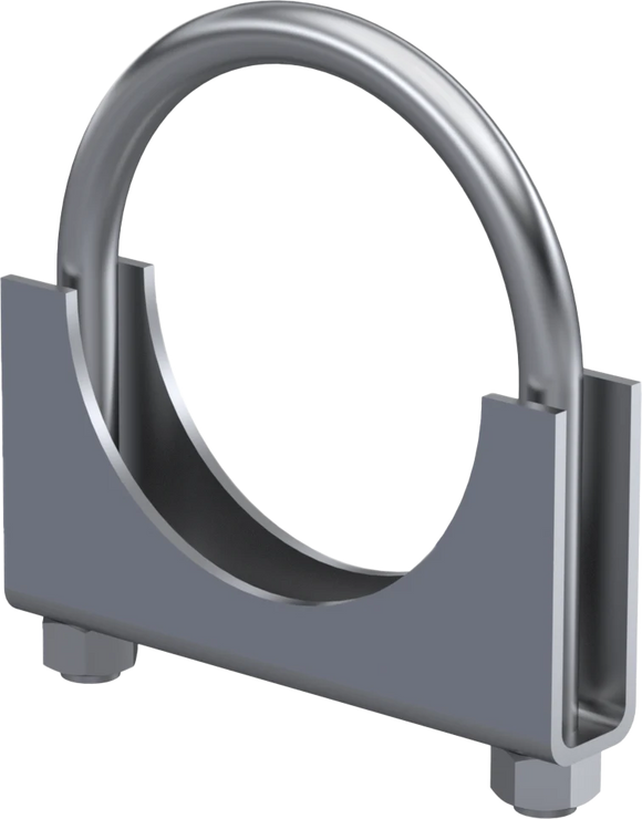 MBRP Universal 3in Exhaust Saddle Clamp Mild Steel