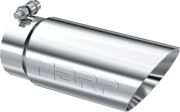 MBRP Universal Tip 3in O.D. Dual Wall Angled 4 inlet 10 length