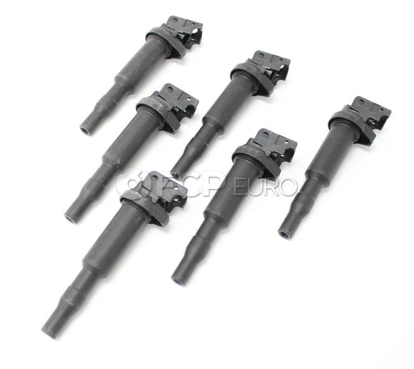BMW Ignition Coil Kit (Set of 6) - Genuine BMW 12138647689KT1