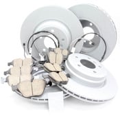 BMW Brake Kit - Zimmermann/Akebono 34216855004KTFR7
