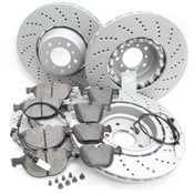 BMW Brake Kit - Zimmermann/Textar 34112282805KTFR2